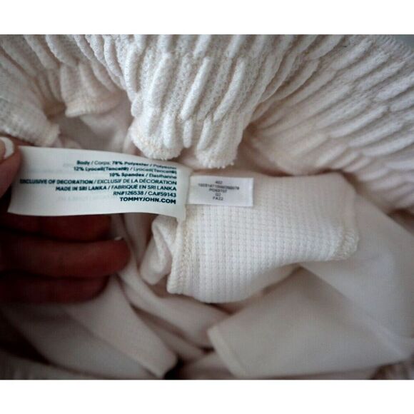 Tommy John Women Sz XS Pastel Parchment/Beige Zen Waffle Lounge Sleep Shorts - Picture 5 of 8